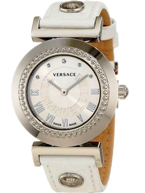 versace white ladies watch